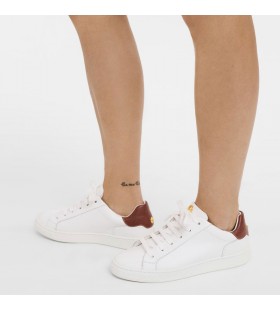 Longchamp Άνοιξη/Καλοκαίρι 2023 Συλλογή Πάνινα Παπούτσια Λευκό Δέρμα