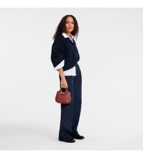 Longchamp Le Roseau XS Î¤ÏƒÎ¬Î½Ï„Î± ÎšÎ±ÏƒÏ„Î±Î½Î¹Î¬Ï‚ - Î”Î­ÏÎ¼Î±Ï„Î¿Ï‚