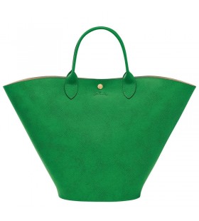 Longchamp Epure XL Ï„ÏƒÎ¬Î½Ï„Î± Tote Î ÏÎ¬ÏƒÎ¹Î½Î¿ Î”Î­ÏÎ¼Î±